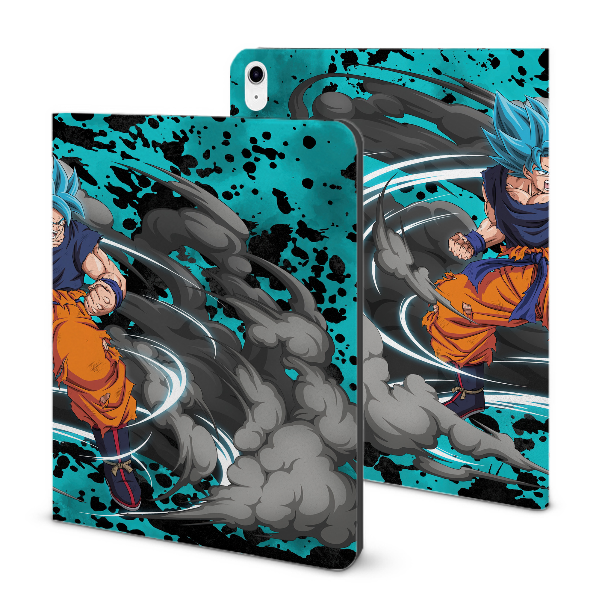 （画像用） ドラゴンボール DRAGON BALL IPad ケース ブック型 PUレザー TPU 耐衝撃 軽量 薄型 ペン収納なし 全面保護 IPad 各モデル対応